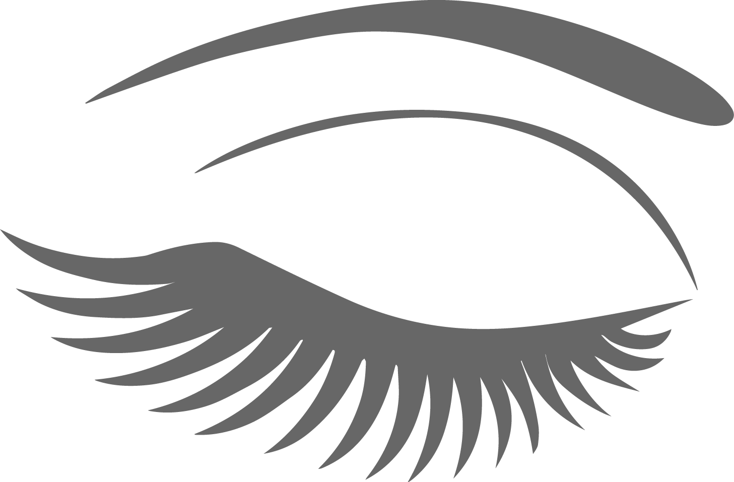 Eyelash Extensions - Eyebrow And Lash Png (1457x957)