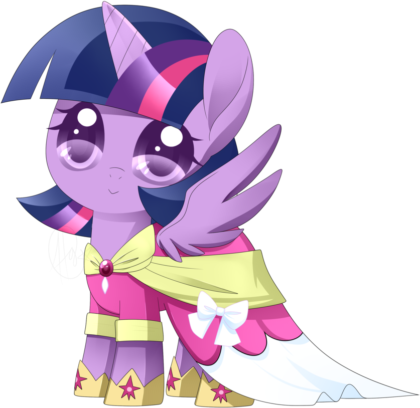 Chibi Princess Twilight Sparkle By Haydee On Deviantart - My Little Pony Transparent Gif (900x846)