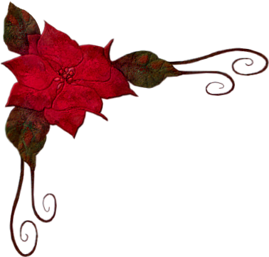 Tubes Noel Et Nouvel Clipart - Bordure Fleurs Rouge Et Noir (400x400)