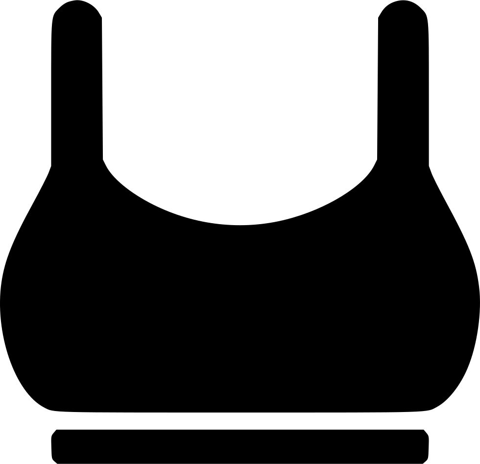 Png File - Sports Bra Icon (980x946)