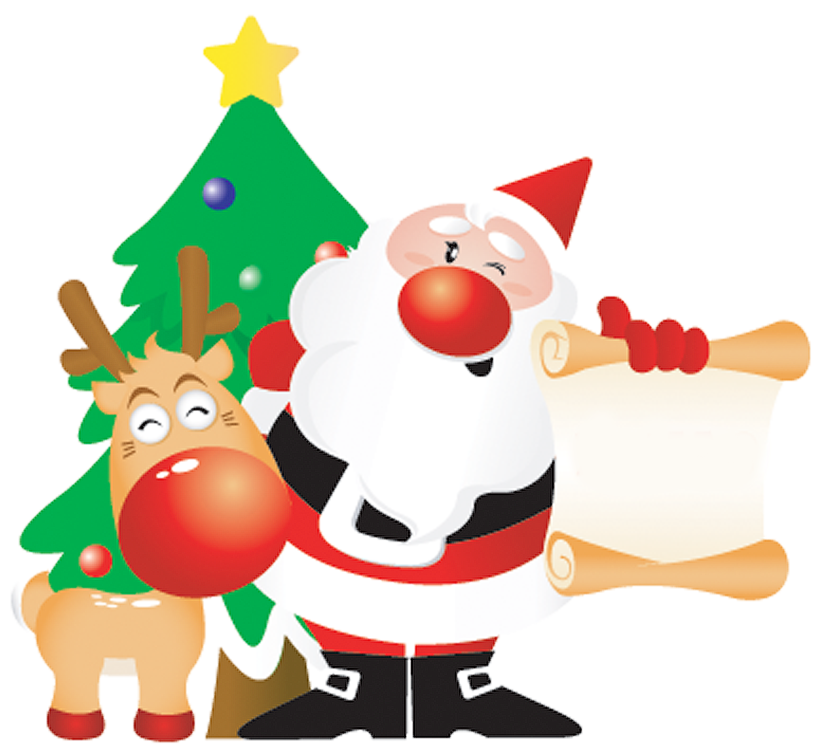 Tubes Noel / Pere Noel - Christmas Day (3000x3000)