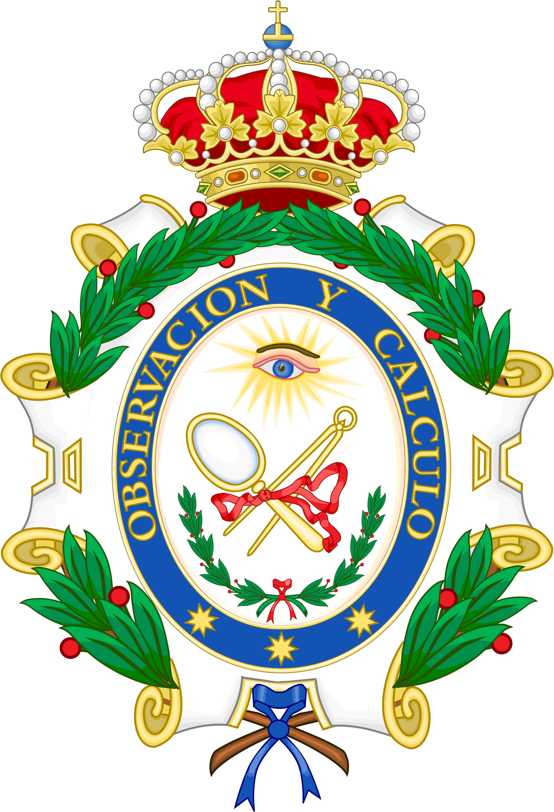 Académie Royale Des Sciences Exactes, Physiques Et - Lema Y Emblema De La Rae (2000x2777)