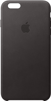 Apple Leather Case Iphone 6s Plus - Black Iphone 6s Case (400x400)