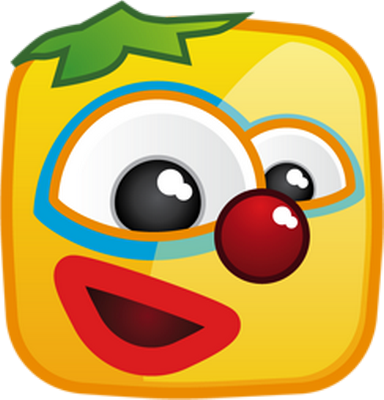 Ag Tête De Clown Content - Clown (384x400)
