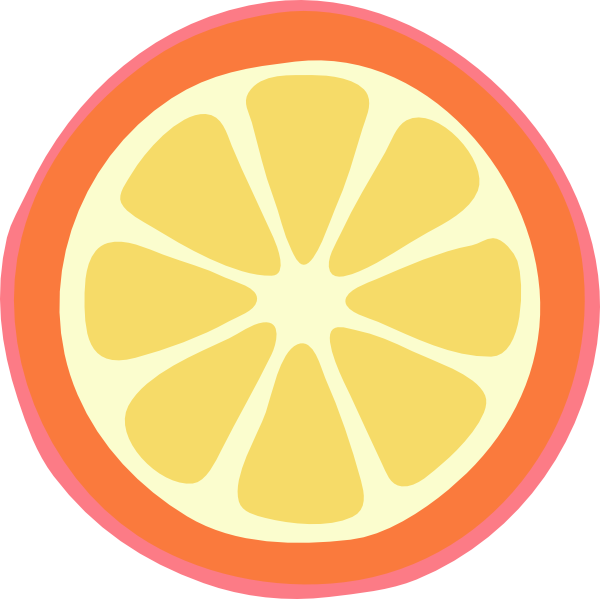 Grapefruit Clipart (600x599)