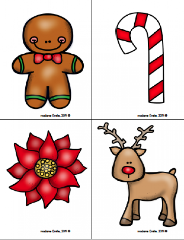 Bingo De Noël Gratuit - Cartoon (800x800)