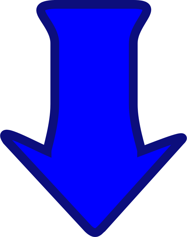 Get Notified Of Exclusive Freebies - Cartoon Arrow Pointing Down (631x800)