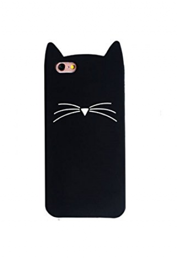 Iphone 6 / 6s Black Cat Case - 3d Θηκη Samsung Galaxy J7 2017 (500x515)