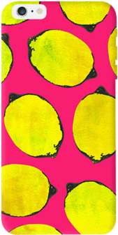 Lemon Pink Apple Iphone 6 Plus Case - Pop Art Background A4 (307x480)
