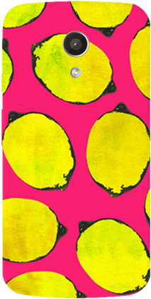 Lemon Pink Motorola Moto G 2nd Gen Case - Pop Art Background A4 (316x479)