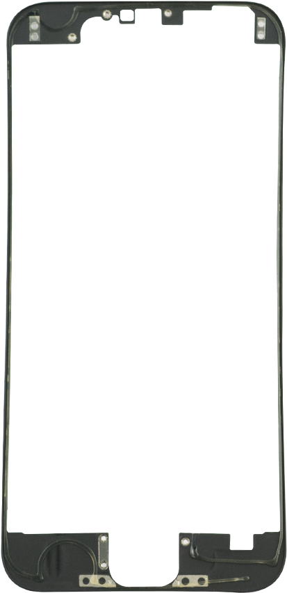 Iphone 6 Black Front Frame With Hot Glue - Iphone 6 (1200x1200)