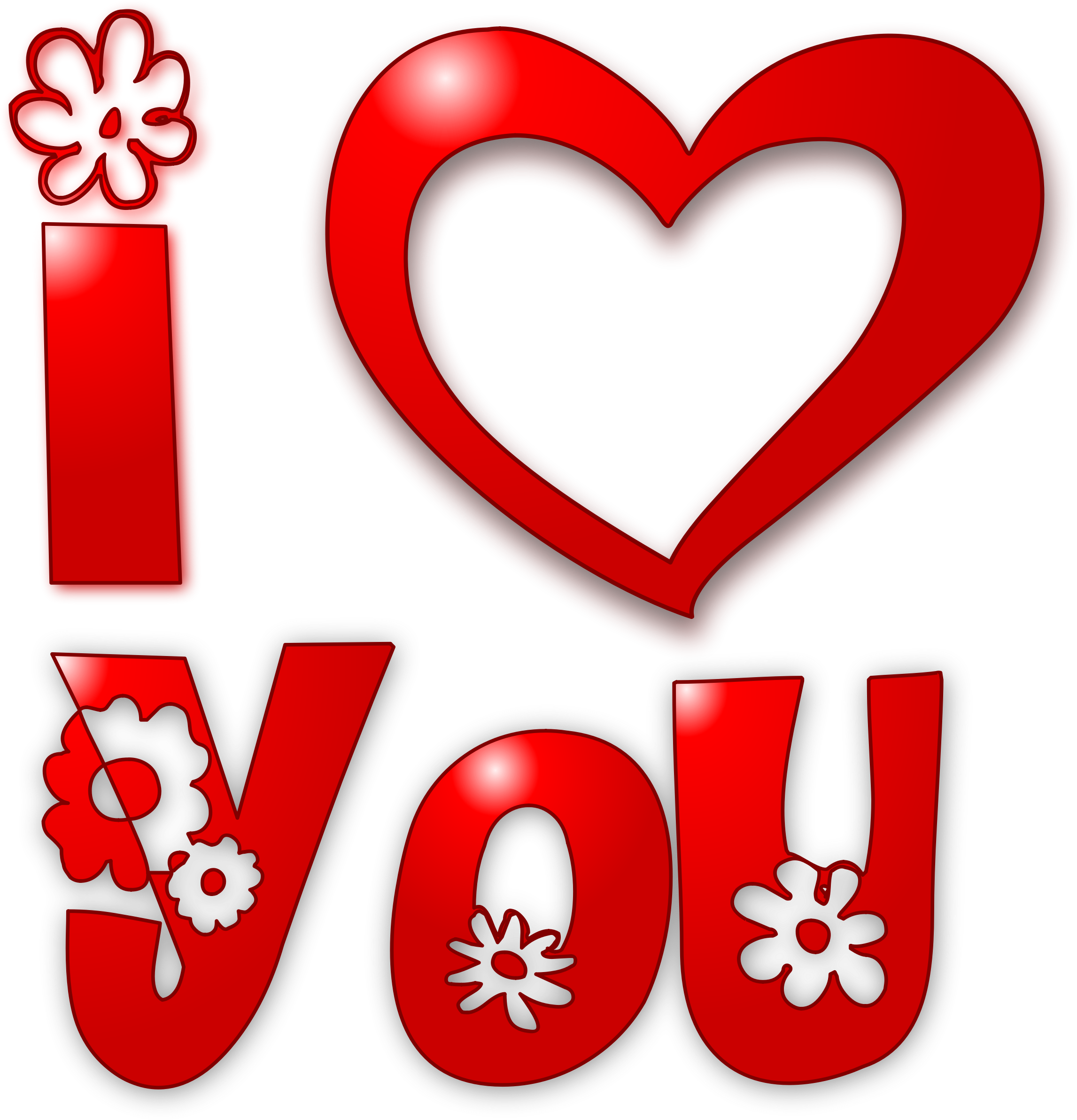 Free I Love You - Love You Sticker Png (2293x2385)