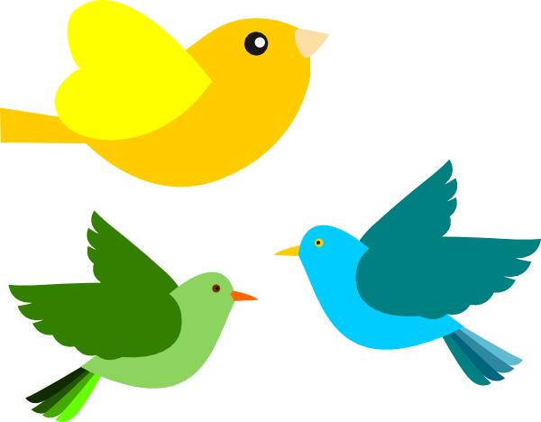 Birds Clipart - Blue Bird Clip Art (600x468)