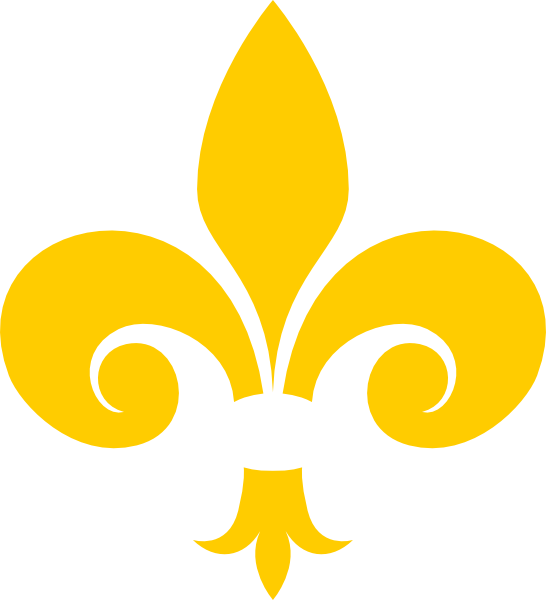 Gold Fleur De Lis (546x600)