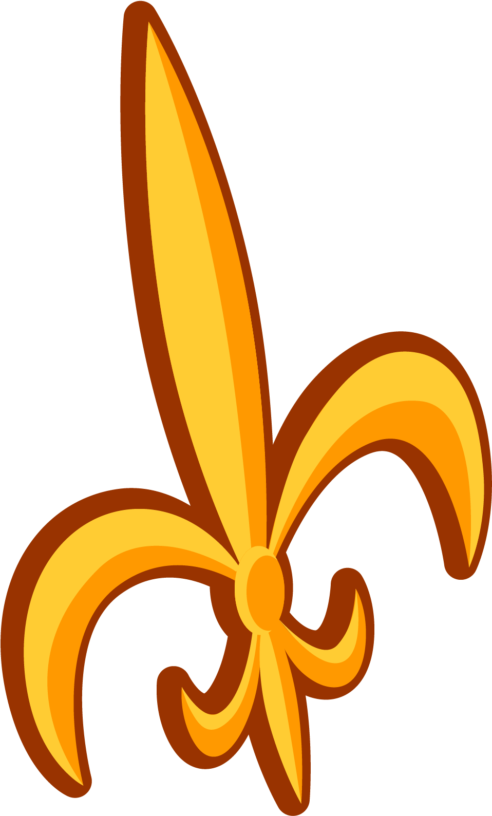 Angled Fleur De Lis Clip Art - Clip Art (2550x3300)