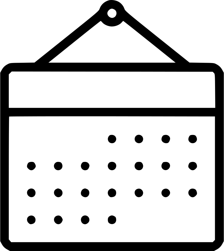 Calendar Date Schedule Event Month Year Svg Png Icon - Interest (876x980)
