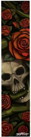 Sacrifice Skull & Roses Scooter Grip Tape - Sacrifice Scooter Grip Tape - Skull And Roses (286x480)