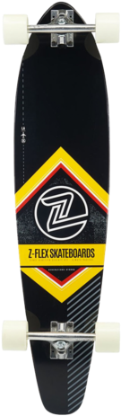 Z-flex Standby Roundtail Longboard Complete - Z Flex Delirium Cruiser 29 Skateboard - Blue (286x480)