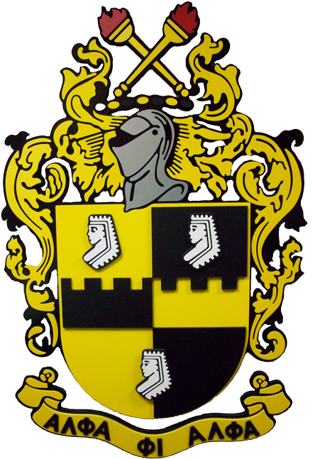 Picnic Clipart Fraternity - Alpha Phi Alpha Crest (450x665)