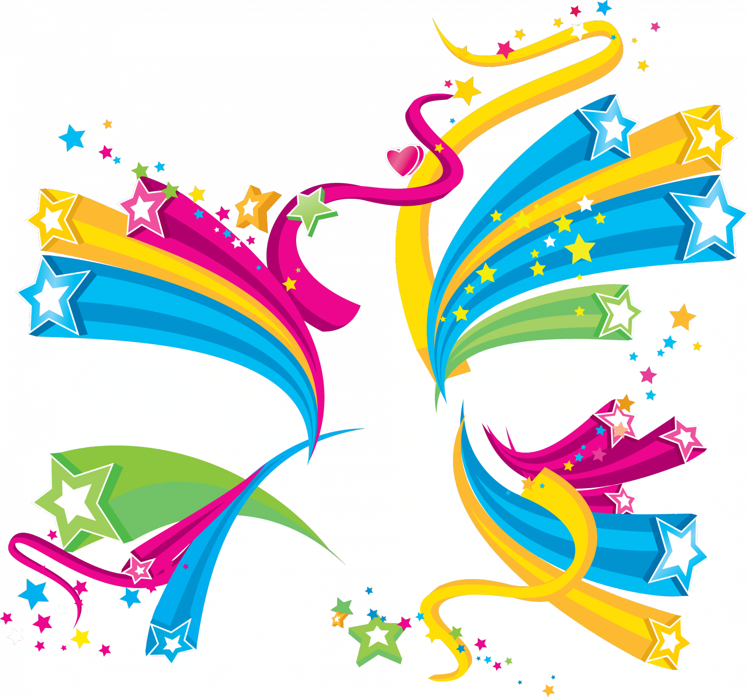 Vector Stars - Graduation Stars Clipart (1500x1395)