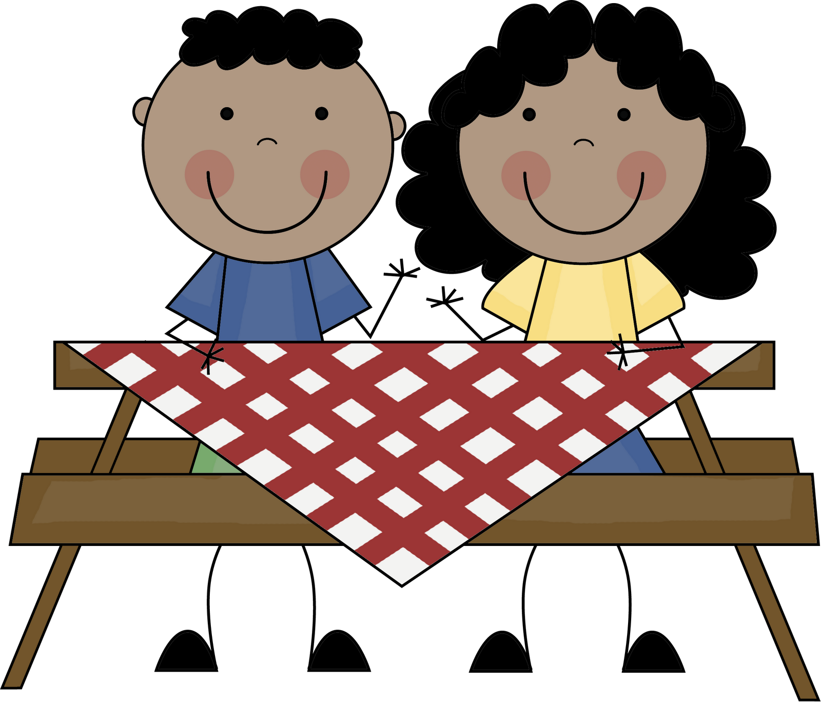 Picnic Clipart Childrens - Pronoun (1600x1368)