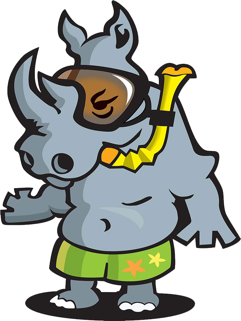 Rhinoceros Euclidean Vector Illustration - Rhinoceros Euclidean Vector Illustration (1124x1500)