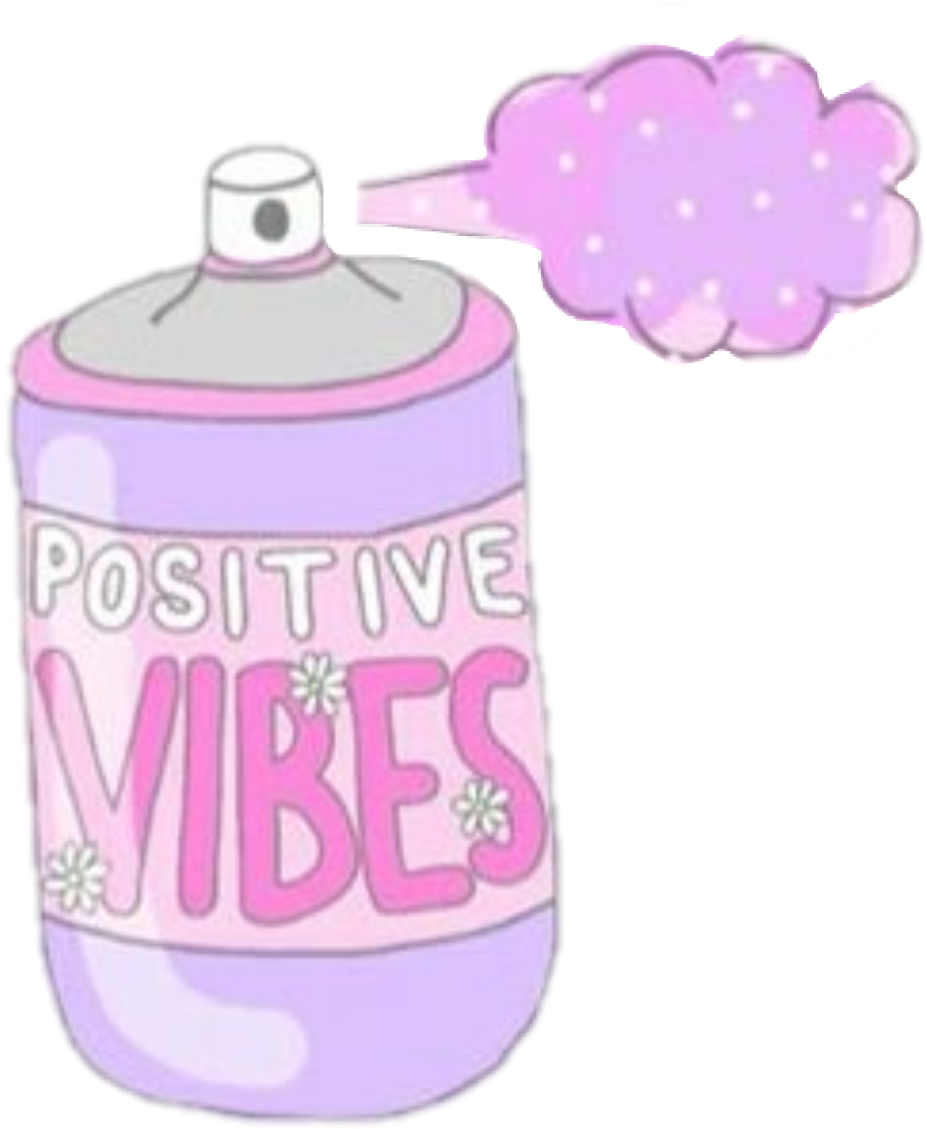 Tumblr Girl Pink Positive Vibes Interesting Remixit - Png Pastel (927x1129)