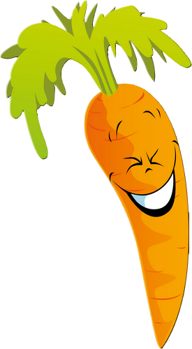 Bg Légume Carotte Orange Heureuse - Bg Légume Carotte Orange Heureuse (275x500)
