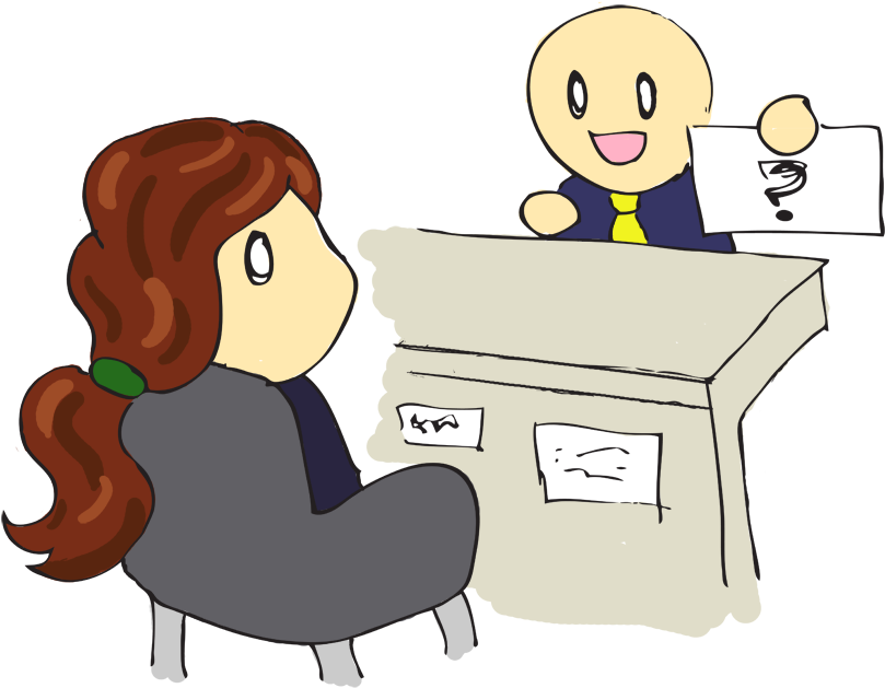 As Interviews Go, It Was A Pretty Straightforward One - Face To Face Interview Png (1000x679)