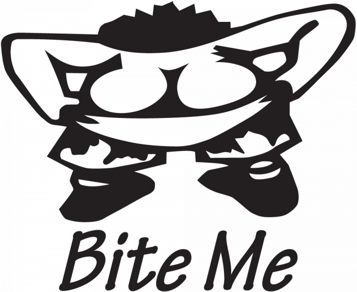 Sticker Jdm Bite Me - Bite Me Cartoon (700x700)
