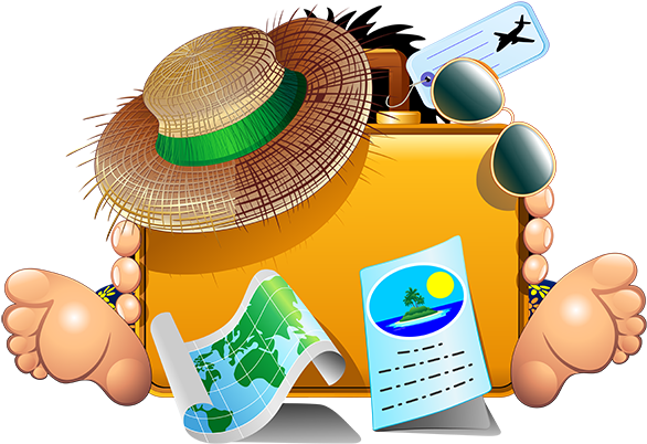 Départ Vacances - Abino Palcem Po Mapie: Polska Gra (595x407)