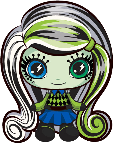 Poupées Monster High, Monster High Personnages, Modèle - Monster High Mini Frankie Stein (411x508)