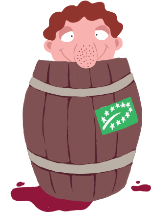 Les Ventes De Vin Bio Ont Progressé De 107% Depuis - Cartoon (710x532)