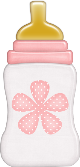 Pin Clip Art Baby Bottle - Baby Bottle Pink Art Craft (266x555)
