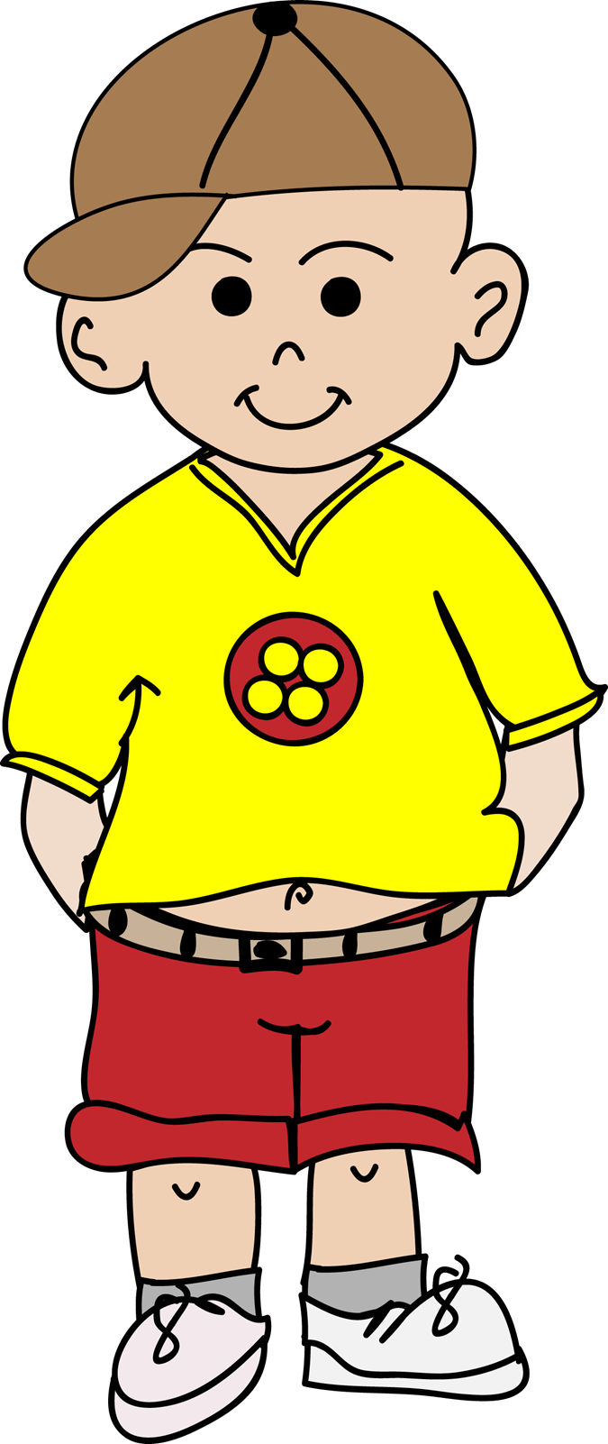 Voir Taille Réelle - Un Garçonclipart (675x1602)