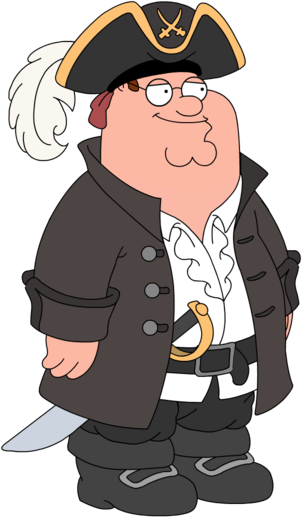 Peter - Pirate - Long John Peter Family Guy (302x522)