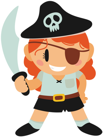Pirate Halloween Costume Cartoon Transparent Png - Halloween Costume Cartoon Png (512x512)