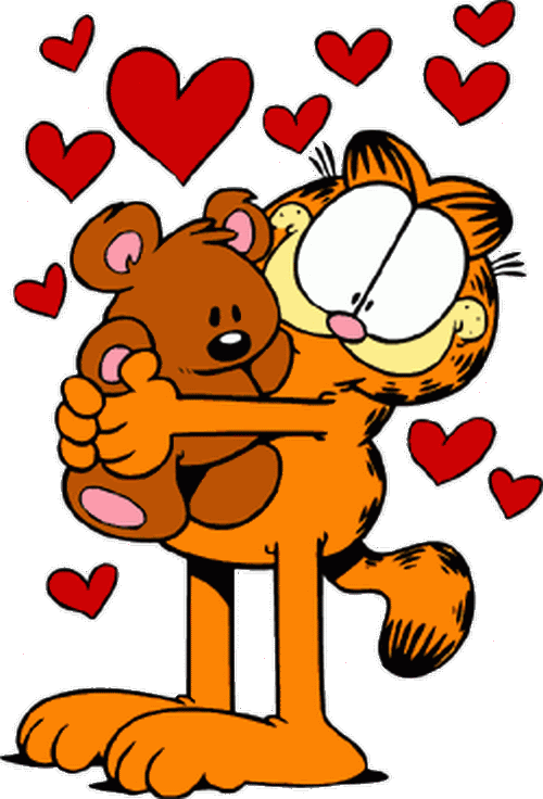 Heathcliff Or Garfield ♡ Point Das Fofurices ♡ - Garfield Gif (500x736)