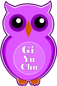 Niedliche Lila Eulenanimationsillustration Karte (1170x343)