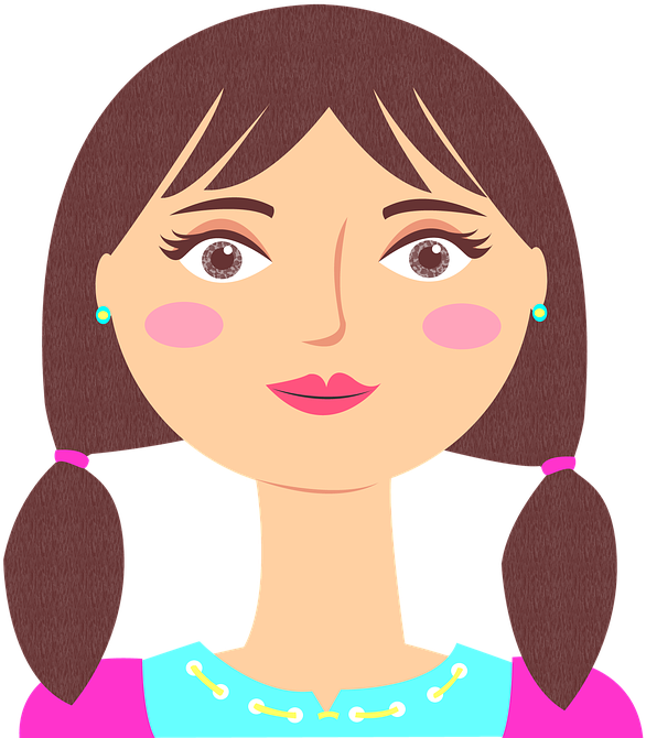 Pretty Cartoon Women 13, - ผู้หญิง Png (720x720)