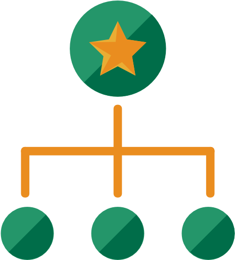 Décisionnel - Hierarchy Vector Png (512x512)