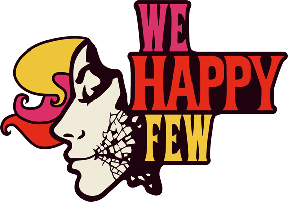 A Game Of Paranoia And Survival In A Drugged-out, Dystopian - We Happy Few Logo (570x400)