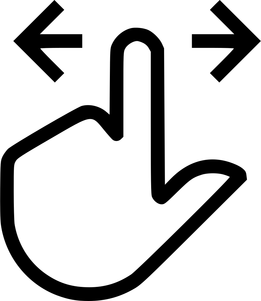 Png File - Double Sided Arrow Png (848x980)