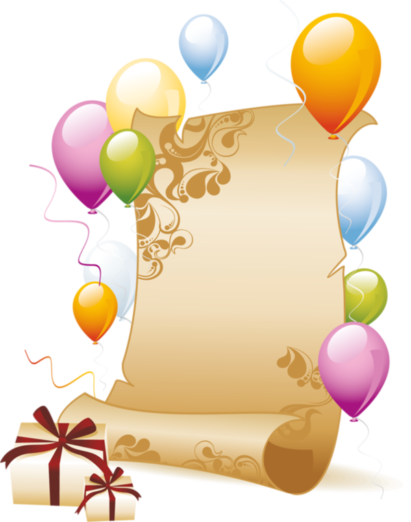 Parchemins - Balloon Background (600x761)