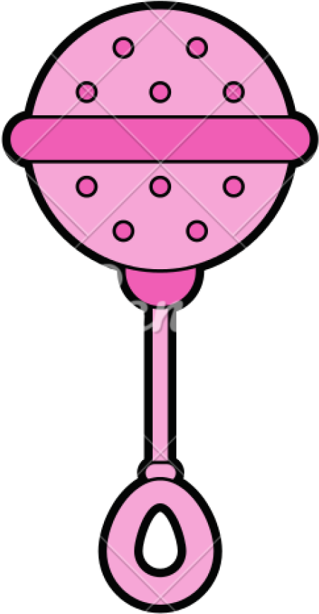 Baby Rattle Icon Image - Baby Rattle Pink Clipart (1024x1024)