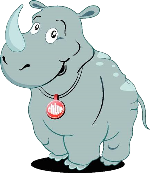 Rhinoceros Cartoon Animal Images - Russom Rhino (600x600)