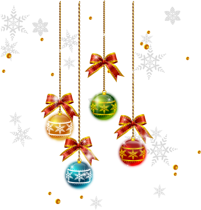 Noël Boules - Clipart Boule De Noël (409x420)