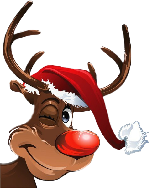 Tubes Noel / Rennes, Traineaux - Rudolph Images Christmas (600x600)