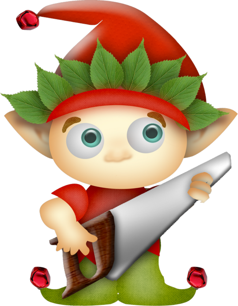 L'atelier Du Pere Noel - Clip Art (795x1024)