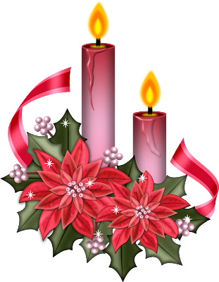 Christmas Clipart, Christmas Images, Christmas Ideas, - Christmas Candles Clip Art (311x400)